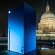 Xbox launches the Xbox Series X in the UK with a holographic installation on November 7, 2020, in London.